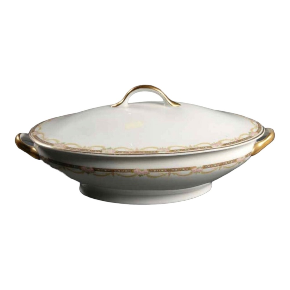 Warwick B9059‎ Vintage Oval Covered Vegetable Bowl